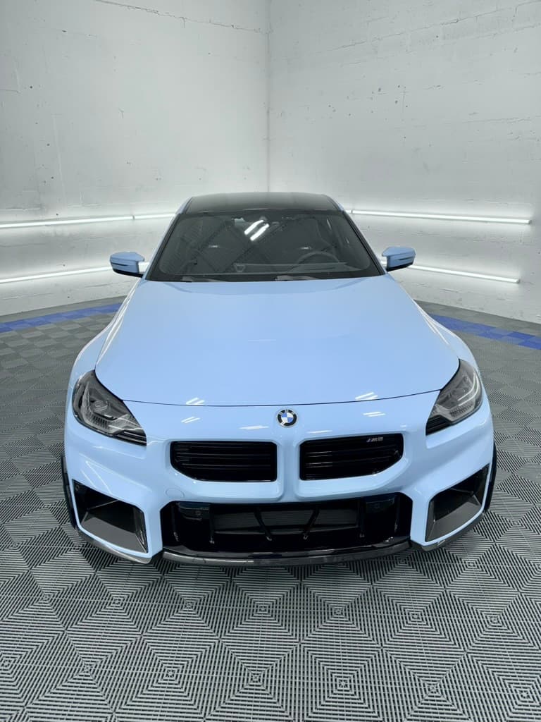 BMW M2 Competition fresh out of the bay after a full detail